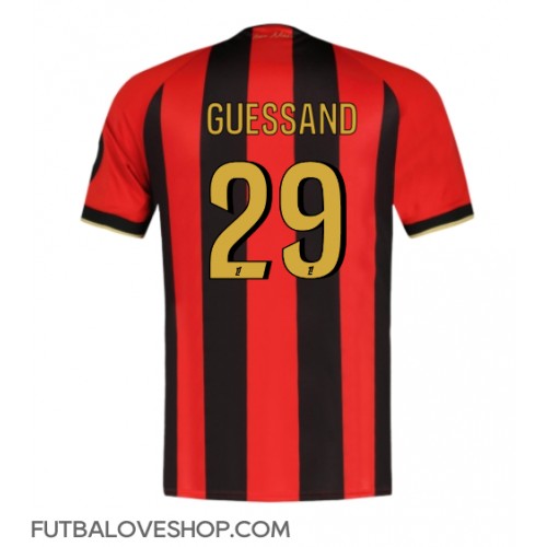 Dres OGC Nice Evann Guessand #29 Domáci 2024-25 Krátky Rukáv